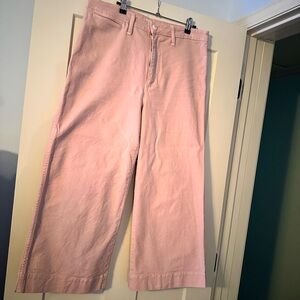 MadewellPink Wide-Leg Pants
